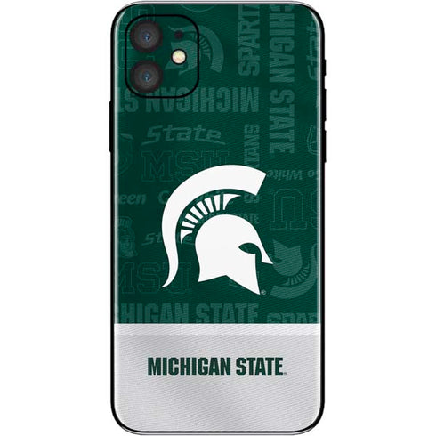 Michigan State University Jersey Split iPhone 11 Skin
